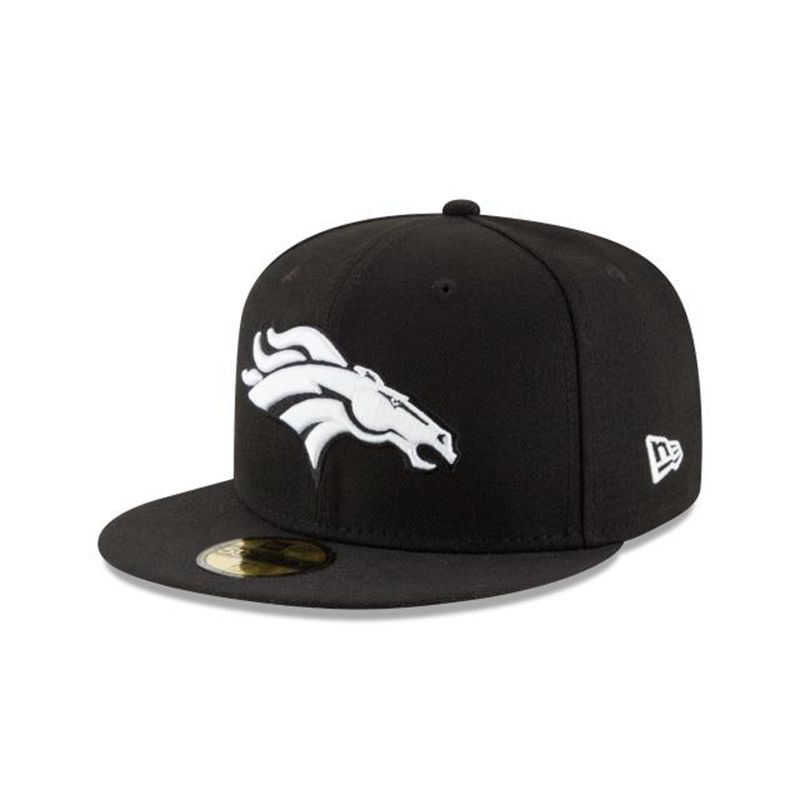 NFL Denver Broncos 59Fifty Fitted (RXA5234) - Black New Era Caps